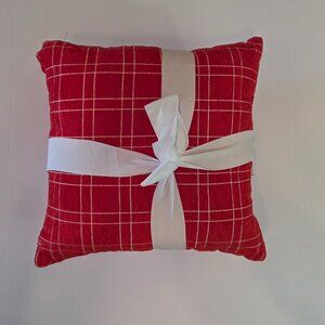 NWT - Wondershop at Target • 2-Pack Toss Pillows • Red Plaid • 16” x 16”